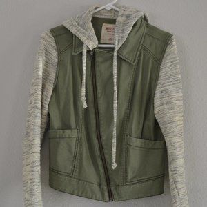 Light Zip Up Jacket with Hood